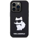 Karl Lagerfeld KLHCP14X3DRKHNK iPhone 14Pro Max 6.7" czarny/black hardcase Rubber Choupette 3D