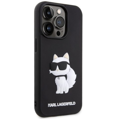 Karl Lagerfeld KLHCP14X3DRKHNK iPhone 14Pro Max 6.7" czarny/black hardcase Rubber Choupette 3D