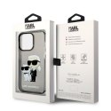 Karl Lagerfeld KLHCP14XHNKCTGK iPhone 14Pro Max 6,7" czarny/black hardcase Glitter Karl&Choupette