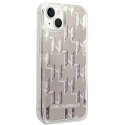 Karl Lagerfeld KLHCP14MLMNMS iPhone 14 Plus / 15 Plus 6,7" hardcase srebrny/silver Liquid Glitter Monogram