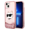 Karl Lagerfeld KLHCP14MLNCHCP iPhone 14 Plus / 15 Plus 6,7" różowy/pink hardcase Glitter Choupette Head