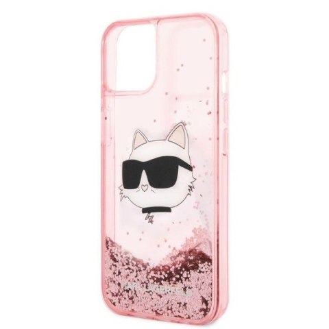 Karl Lagerfeld KLHCP14MLNCHCP iPhone 14 Plus / 15 Plus 6,7" różowy/pink hardcase Glitter Choupette Head