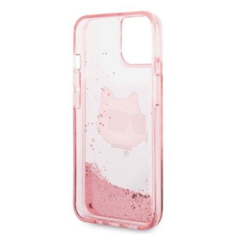 Karl Lagerfeld KLHCP14MLNCHCP iPhone 14 Plus / 15 Plus 6,7" różowy/pink hardcase Glitter Choupette Head