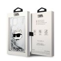 Karl Lagerfeld KLHCP14MLNCHCS iPhone 14 Plus / 15 Plus 6,7" srebrny/silver hardcase Glitter Choupette Head
