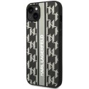 Karl Lagerfeld KLHCP14MPGKLSKG iPhone 14 Plus / 15 Plus 6,7" hardcase szary/grey Monogram Stripe