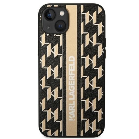 Karl Lagerfeld KLHCP14MPGKLSKW iPhone 14 Plus / 15 Plus 6,7" hardcase brązowy/brown Monogram Stripe