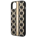 Karl Lagerfeld KLHCP14MPGKLSKW iPhone 14 Plus / 15 Plus 6,7" hardcase brązowy/brown Monogram Stripe