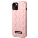 Karl Lagerfeld KLHCP14MRUPKLPP iPhone 14 Plus / 15 Plus 6,7" hardcase różowy/pink 3D Monogram