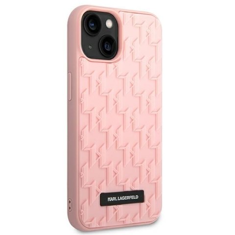 Karl Lagerfeld KLHCP14MRUPKLPP iPhone 14 Plus / 15 Plus 6,7" hardcase różowy/pink 3D Monogram