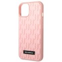 Karl Lagerfeld KLHCP14MRUPKLPP iPhone 14 Plus / 15 Plus 6,7" hardcase różowy/pink 3D Monogram