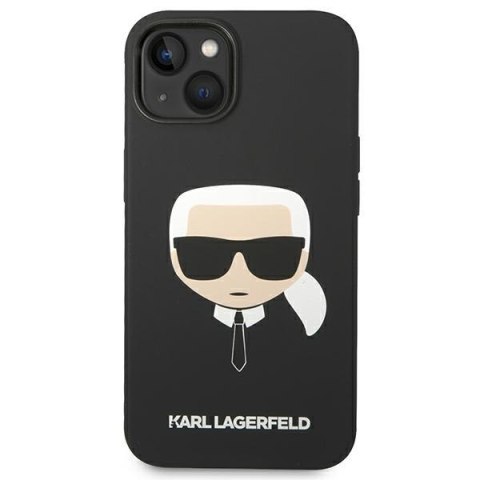Karl Lagerfeld KLHCP14MSLKHBK iPhone 14 Plus / 15 Plus 6,7" hardcase czarny/black Silicone Karl`s Head