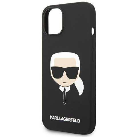 Karl Lagerfeld KLHCP14MSLKHBK iPhone 14 Plus / 15 Plus 6,7" hardcase czarny/black Silicone Karl`s Head