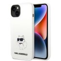 Karl Lagerfeld KLHCP14MSNCHBCH iPhone 14 Plus / 15 Plus 6,7" hardcase biały/white Silicone Choupette