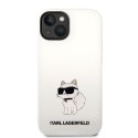 Karl Lagerfeld KLHCP14MSNCHBCH iPhone 14 Plus / 15 Plus 6,7" hardcase biały/white Silicone Choupette