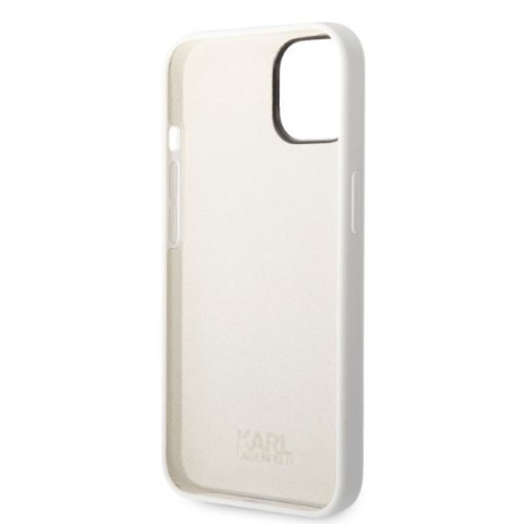 Karl Lagerfeld KLHCP14MSNIKBCH iPhone 14 Plus / 15 Plus 6,7" hardcase biały/white Silicone Ikonik