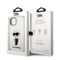 Karl Lagerfeld KLHCP14MSNIKBCH iPhone 14 Plus / 15 Plus 6,7" hardcase biały/white Silicone Ikonik