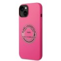 Karl Lagerfeld KLHCP14MSRSGRCF iPhone 14 Plus / 15 Plus 6,7" hardcase różowy/pink Silicone RSG