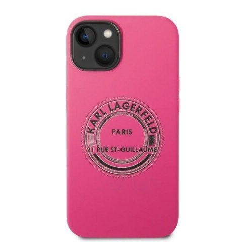 Karl Lagerfeld KLHCP14MSRSGRCF iPhone 14 Plus / 15 Plus 6,7" hardcase różowy/pink Silicone RSG
