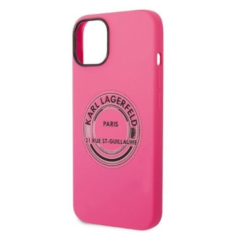 Karl Lagerfeld KLHCP14MSRSGRCF iPhone 14 Plus / 15 Plus 6,7" hardcase różowy/pink Silicone RSG