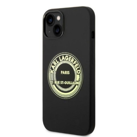 Karl Lagerfeld KLHCP14MSRSGRCK iPhone 14 Plus / 15 Plus 6,7" hardcase czarny/black Silicone RSG