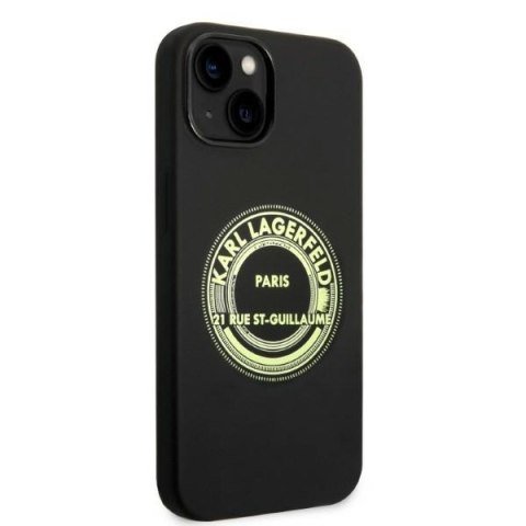 Karl Lagerfeld KLHCP14MSRSGRCK iPhone 14 Plus / 15 Plus 6,7" hardcase czarny/black Silicone RSG