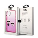 Karl Lagerfeld KLHCP14MTGKCP iPhone 14 Plus / 15 Plus 6,7" hardcase różowy/pink Gradient Ikonik Karl & Choupette