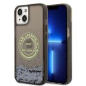 Karl Lagerfeld KLHCP14SLCRSGRK iPhone 14 / 15 / 13 6,1" czarny/black hardcase Liquid Glitter RSG