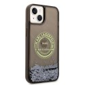 Karl Lagerfeld KLHCP14SLCRSGRK iPhone 14 / 15 / 13 6,1" czarny/black hardcase Liquid Glitter RSG