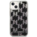 Karl Lagerfeld KLHCP14SLMNMK iPhone 14 / 15 / 13 6,1" hardcase czarny/black Liquid Glitter Monogram