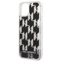 Karl Lagerfeld KLHCP14SLMNMK iPhone 14 / 15 / 13 6,1" hardcase czarny/black Liquid Glitter Monogram