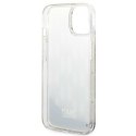 Karl Lagerfeld KLHCP14SLMNMS iPhone 14 / 15 / 13 6,1" hardcase srebrny/silver Liquid Glitter Monogram
