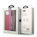 Karl Lagerfeld KLHCP14SSTSTP iPhone 14 / 15 / 13 6,1" hardcase różowy/pink Color Stripes Strap