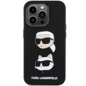 Karl Lagerfeld KLHCP15LSDHKCNK iPhone 15Pro 6.1" czarny/black Silicone Karl&Choupette Head