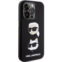 Karl Lagerfeld KLHCP15LSDHKCNK iPhone 15Pro 6.1" czarny/black Silicone Karl&Choupette Head