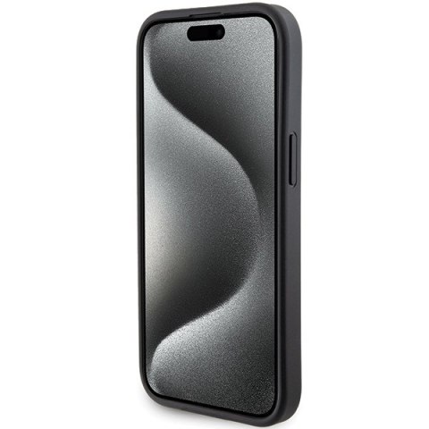 Karl Lagerfeld KLHCP15MGSACHPK iPhone 15 Plus / 14 Plus 6.7" czarny/black hardcase Gripstand Saffiano Choupette Pins