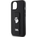 Karl Lagerfeld KLHCP15MGSACHPK iPhone 15 Plus / 14 Plus 6.7" czarny/black hardcase Gripstand Saffiano Choupette Pins