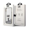 Karl Lagerfeld KLHCP15SLKKNSK iPhone 15 / 14 / 13 6.1" transparent hardcase Liquid Glitter Ikonik