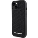 Karl Lagerfeld KLHCP15SPQKPMK iPhone 15 / 14 / 13 6.1" czarny/black hardcase Quilted K Pattern