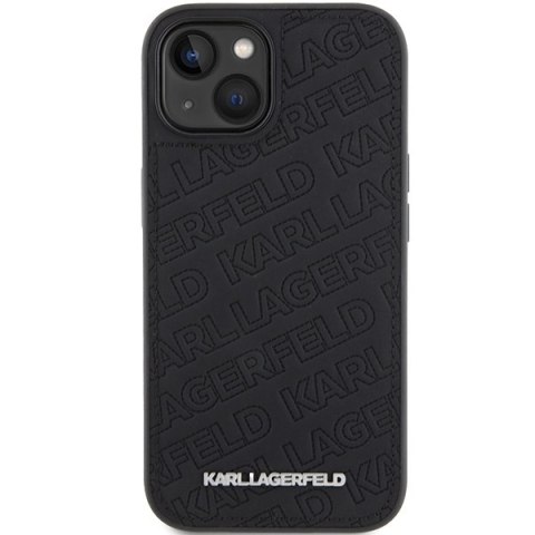 Karl Lagerfeld KLHCP15SPQKPMK iPhone 15 / 14 / 13 6.1" czarny/black hardcase Quilted K Pattern