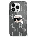 Karl Lagerfeld KLHCP16XHKLPKHK iPhone Pro Max 6.9" czarny/black hardcase IML Karl Head Electroplated