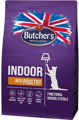 Butcher's Indoor/Sterile z kurczakiem - sucha karma dla kota - 800 g