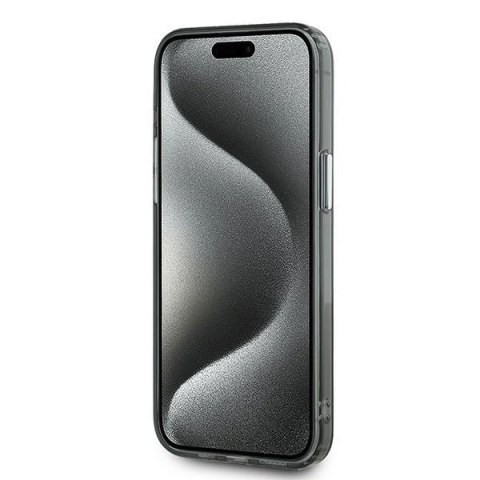 Karl Lagerfeld KLHMP15XHMCKMHK iPhone 15Pro Max 6.7" czarny/black IML Monogram Karl&Choupette Head MagSafe