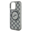 Karl Lagerfeld KLHMP15XHMCKMHK iPhone 15Pro Max 6.7" czarny/black IML Monogram Karl&Choupette Head MagSafe