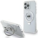 Karl Lagerfeld KLHMP15XHMRSKHH iPhone 15 Pro Max 6.7" biały/white hardcase Ring Stand Karl Head MagSafe