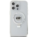 Karl Lagerfeld KLHMP15XHMRSKHH iPhone 15 Pro Max 6.7" biały/white hardcase Ring Stand Karl Head MagSafe