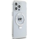 Karl Lagerfeld KLHMP15XHMRSKHH iPhone 15 Pro Max 6.7" biały/white hardcase Ring Stand Karl Head MagSafe
