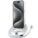 Karl Lagerfeld KLHMP15LHCKHNT iPhone 15 Pro 6.1" hardcase transparent Crossbody IML Karl Head Magsafe