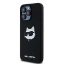 Karl Lagerfeld KLHMP15LSCHPPLK iPhone 15 Pro 6.1" czarny/black hardcase Silicone Choupette Head MagSafe
