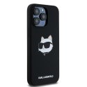 Karl Lagerfeld KLHMP15LSCHPPLK iPhone 15 Pro 6.1" czarny/black hardcase Silicone Choupette Head MagSafe