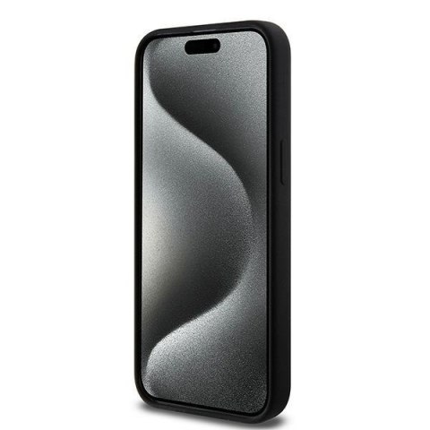 Karl Lagerfeld KLHMP15LSCHPPLK iPhone 15 Pro 6.1" czarny/black hardcase Silicone Choupette Head MagSafe